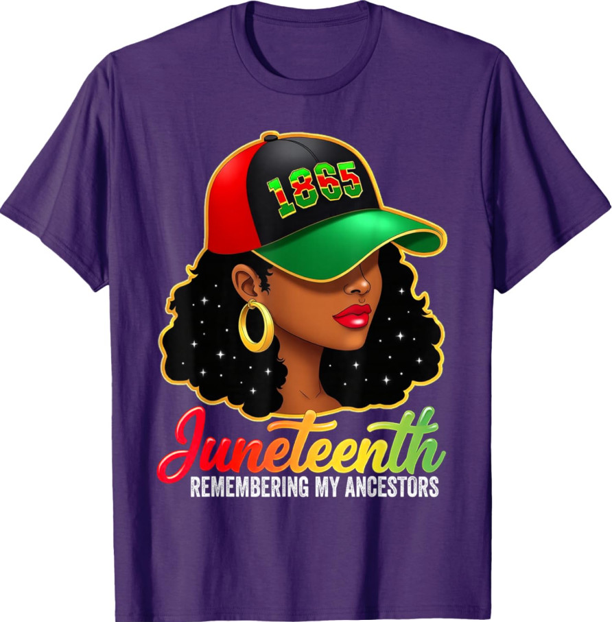 Juneteenth Remembering My Ancestors Black Women Juneteenth T-Shirt gallery