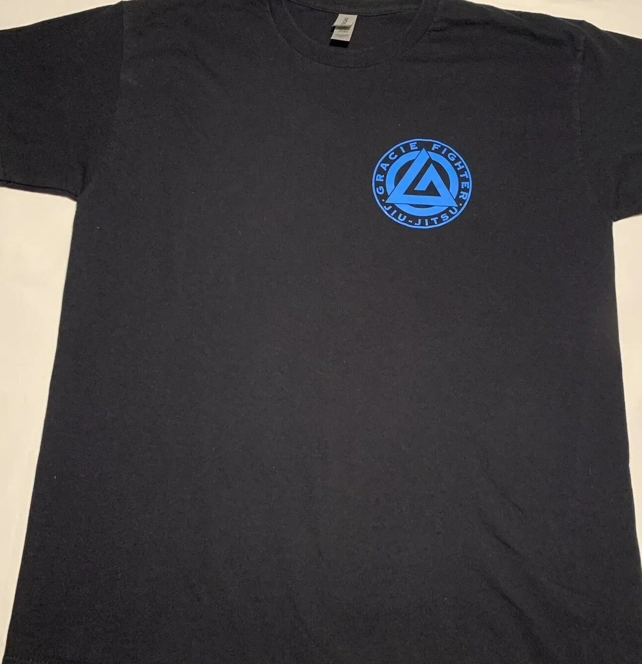 Gracie Fighter BJJ Brazilian Jiu Jitsu T-shirt Tee MMA 2 sided blue gallery