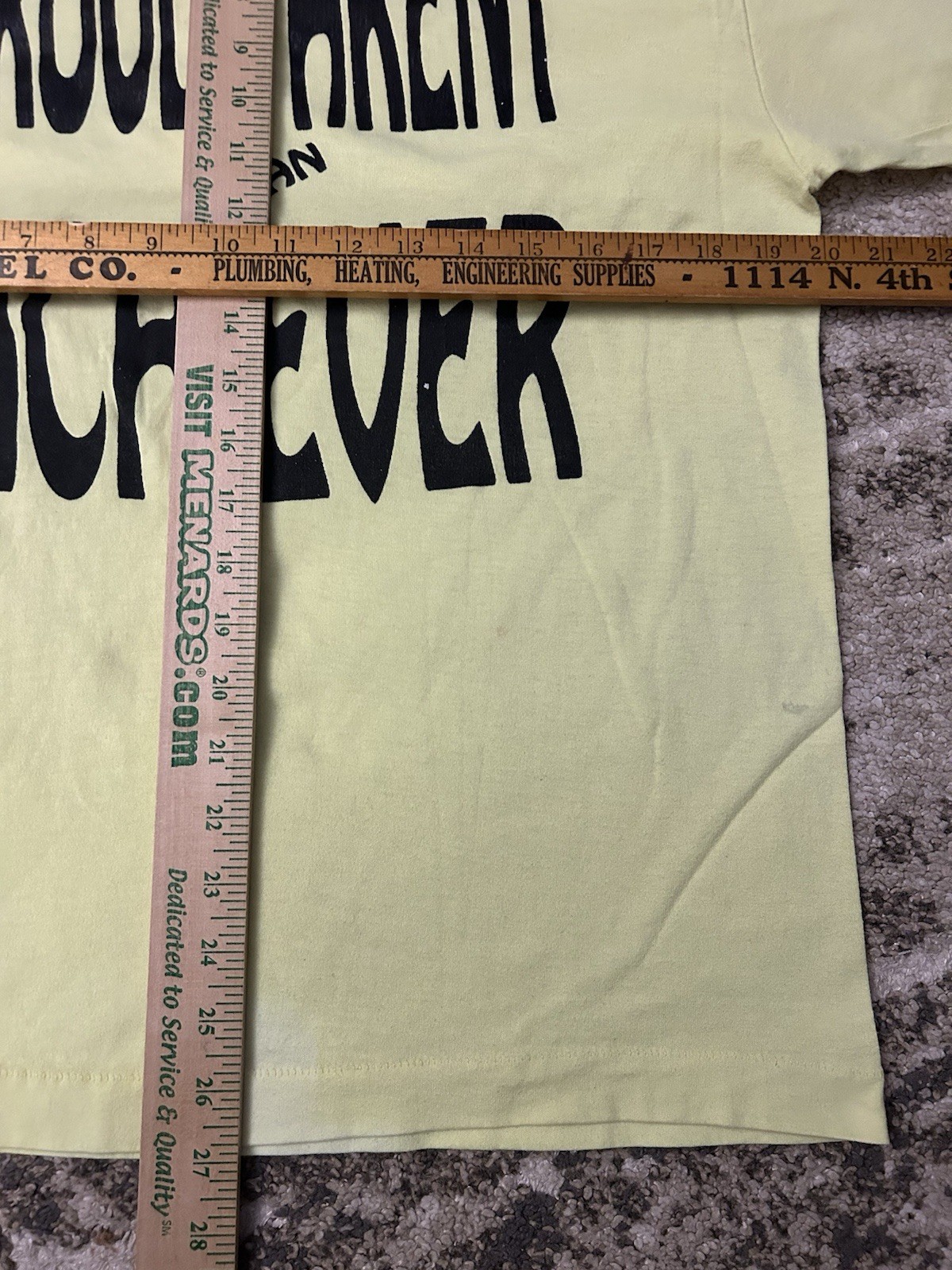 VTG 80s Hef-T Teejays Shirt Proud Parent Of An Achiever L Yellow Single Stitch gallery