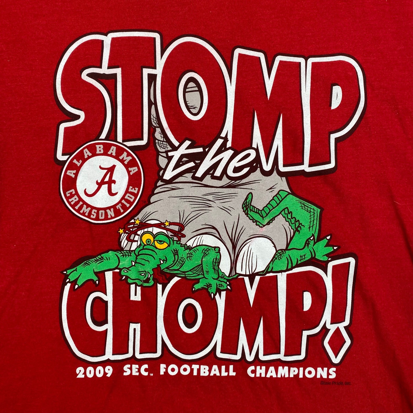 Russell Athletic Alabama Crimson Tide 2009 SEC Champions Stomp the Chomp Red L gallery