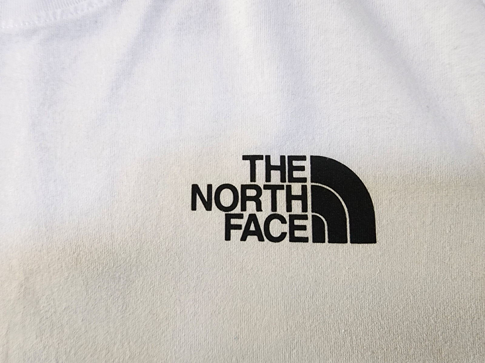 MENS SIZE XL, WHITE, THE NORTH FACE T-SHIRT, COTTON/POLYSTER, PRE-OWNED gallery