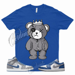 CROWN T Shirt to Match 1 Low True Blue Cement Shadow Grey 3 High Dunk Mid High 5