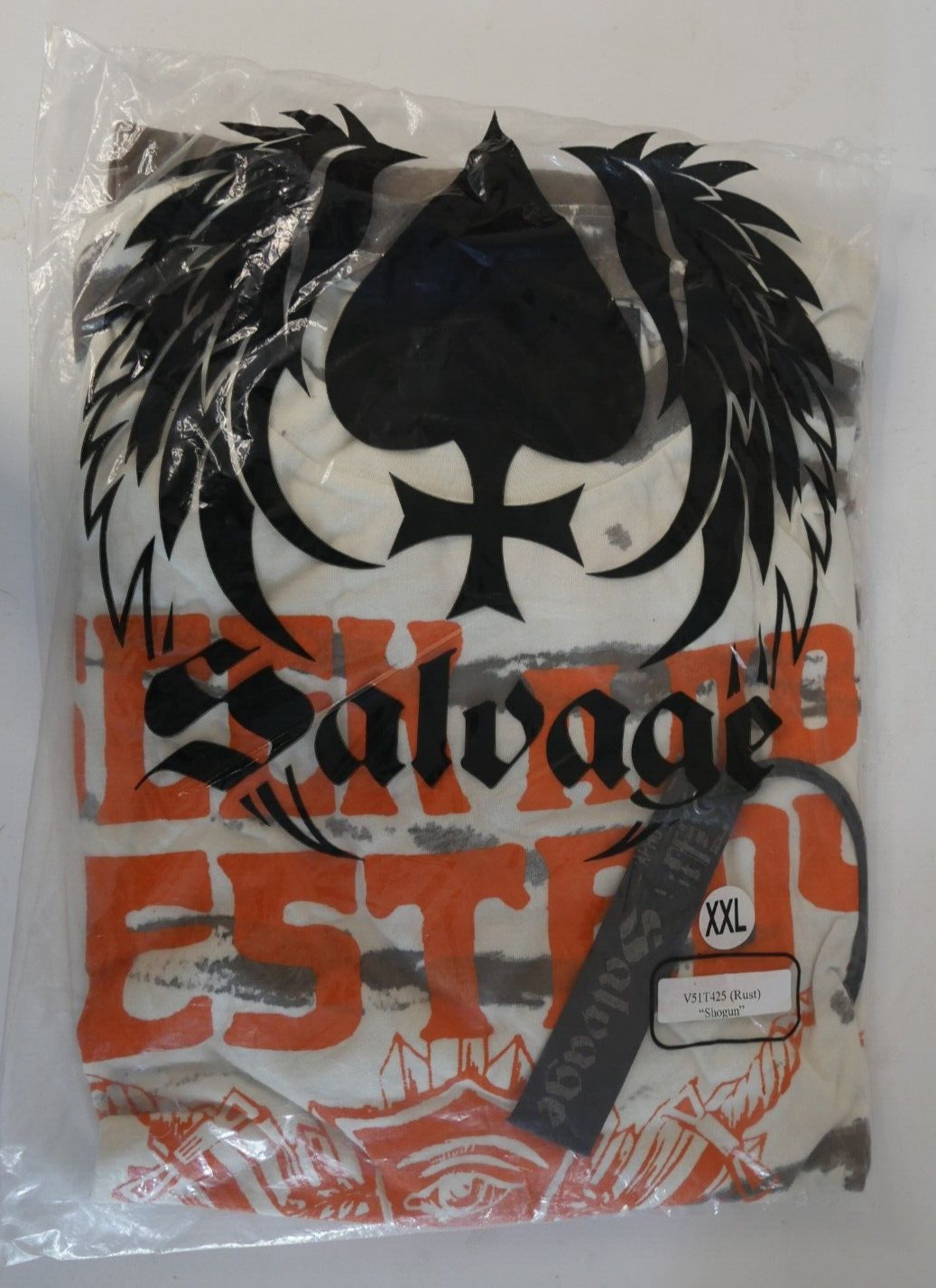 Genuine Vintage Salvage Brand T Shirt "SHOGUN" Rust V51T425 Size XXL gallery