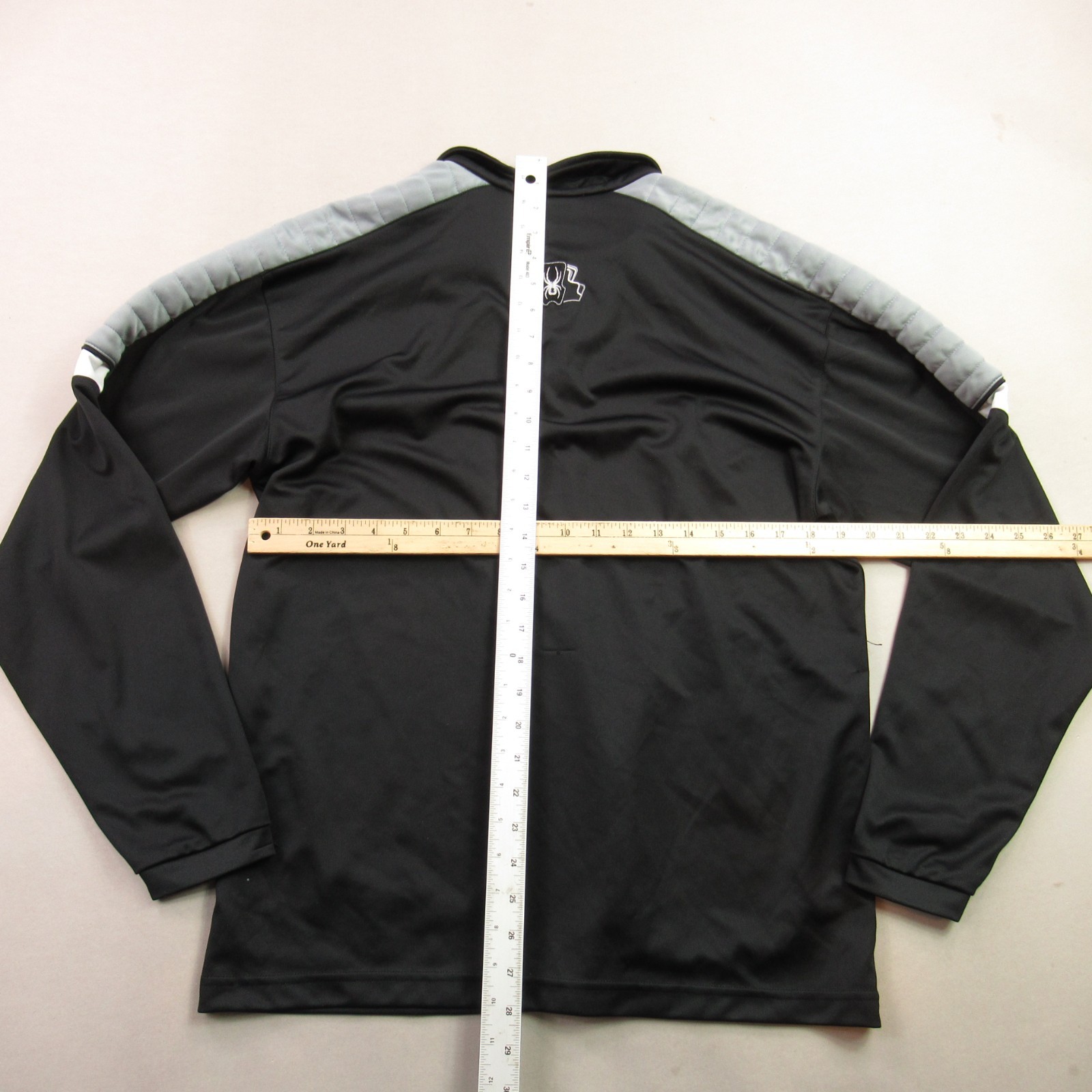 Spyder Shirt Mens Large 1/4 Zip Long Sleeve Outdoor Lightweight Black Casual gallery