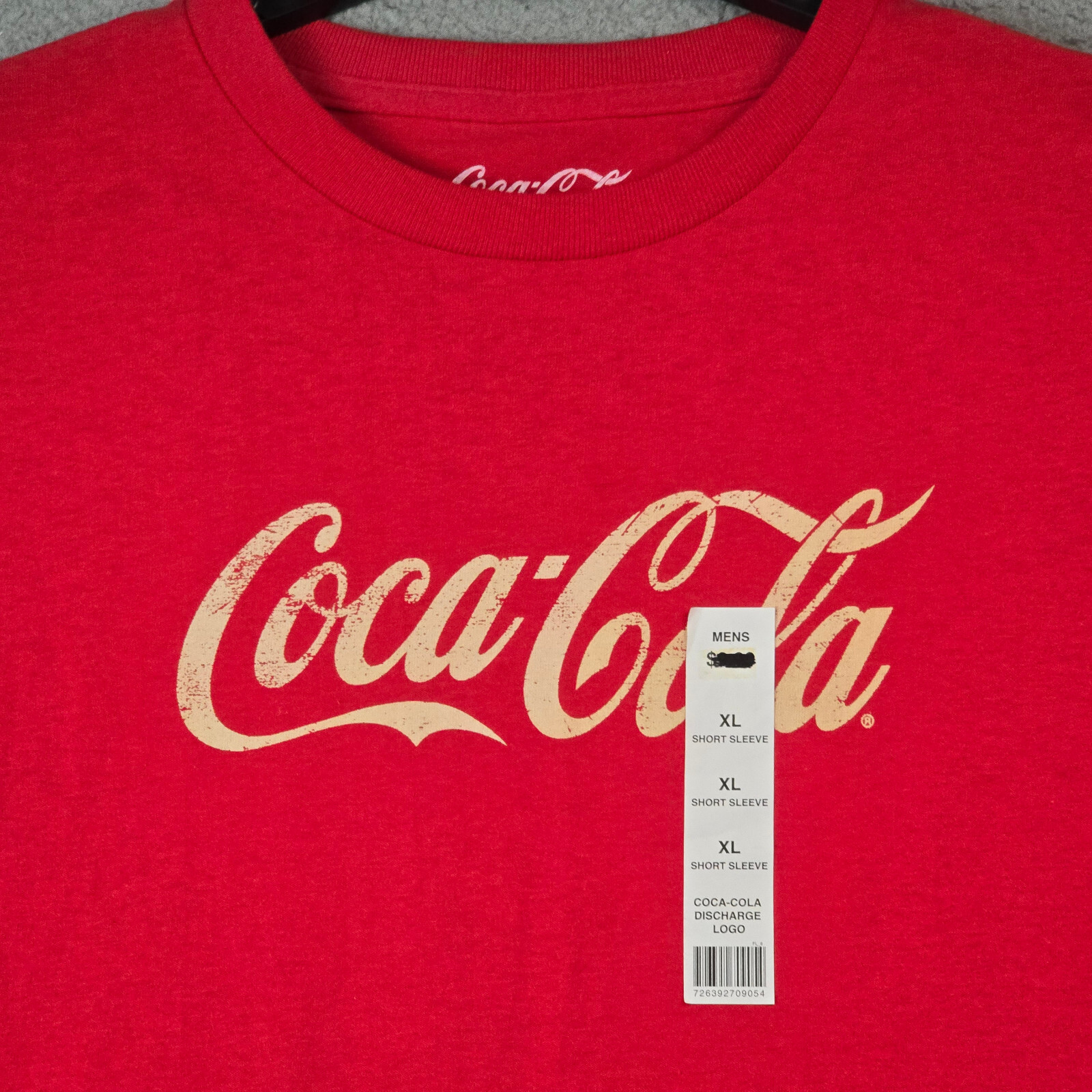 COCA COLA COKE SHIRT MENS Extra Large XL RED casual CLASSIC Vintage LOGO NWT