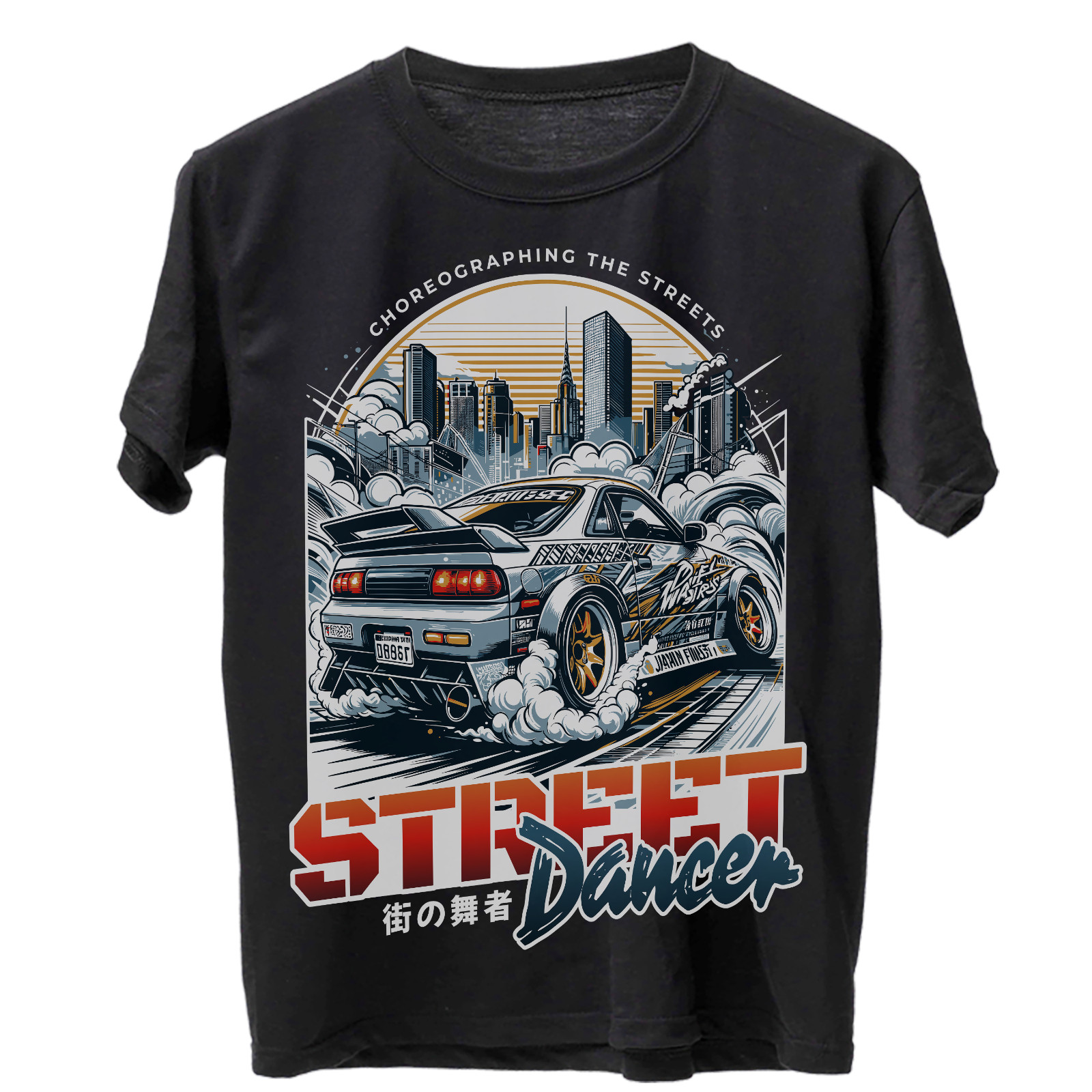 JDM Skyline Drift Car Graphic T-Shirt Japanese Racing Streetwear Tee Men’s XS-XL gallery