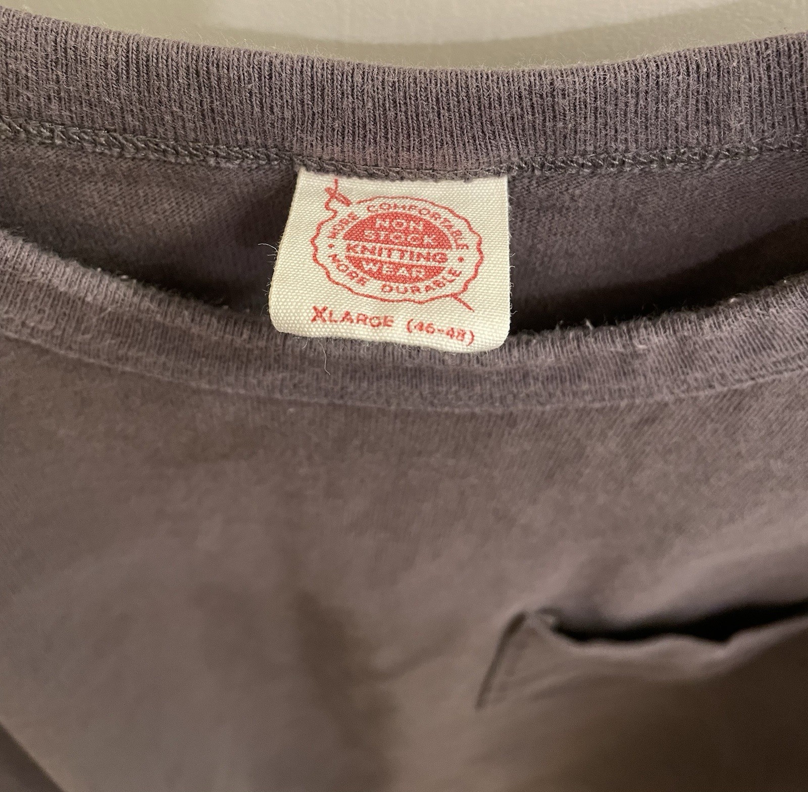 Bronson Mfg 9.8oz Cotton Classic Pocket T-Shirt Dark Gray XL gallery
