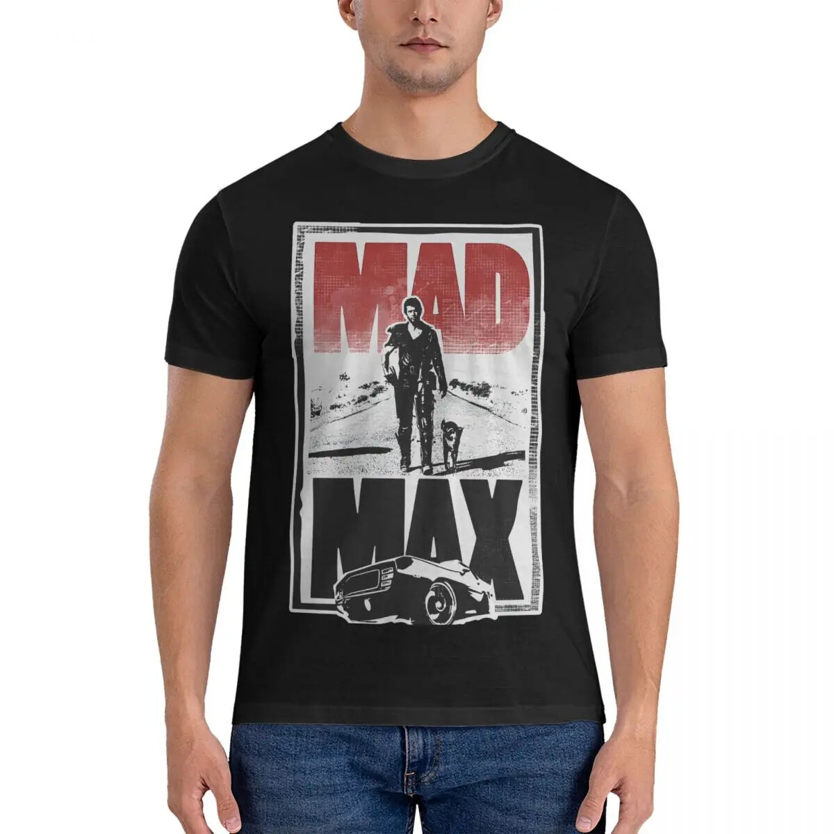 V8 Interceptor Men T Shirt Mad Max Vintage Tee Shirt Short Sleeve O Neck T-Shirt gallery