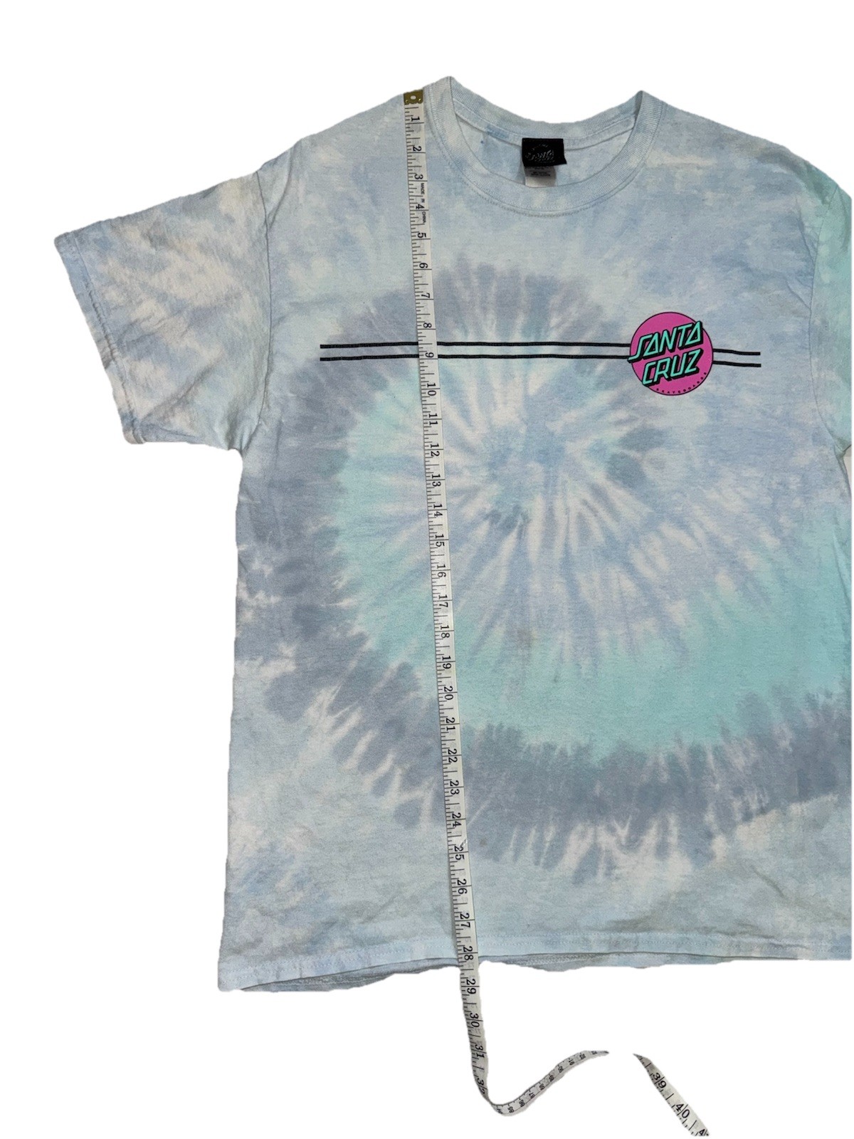 Santa Cruz Skateboards T Shirt Mens Large Multicolor Tie Dye Cotton Streetwear gallery