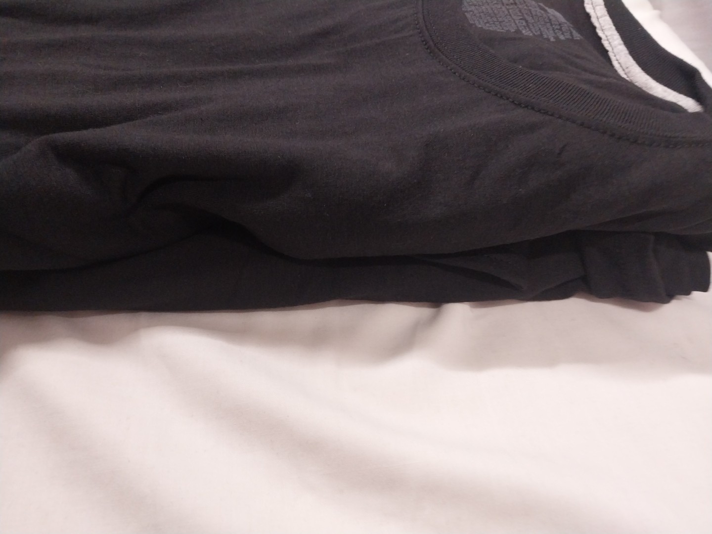 Hanes Black Layflat Collar Tagless Crew Neck T-Shirts 4 Pack Size XL gallery