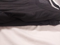Hanes Black Layflat Collar Tagless Crew Neck T-Shirts 4 Pack Size XL
