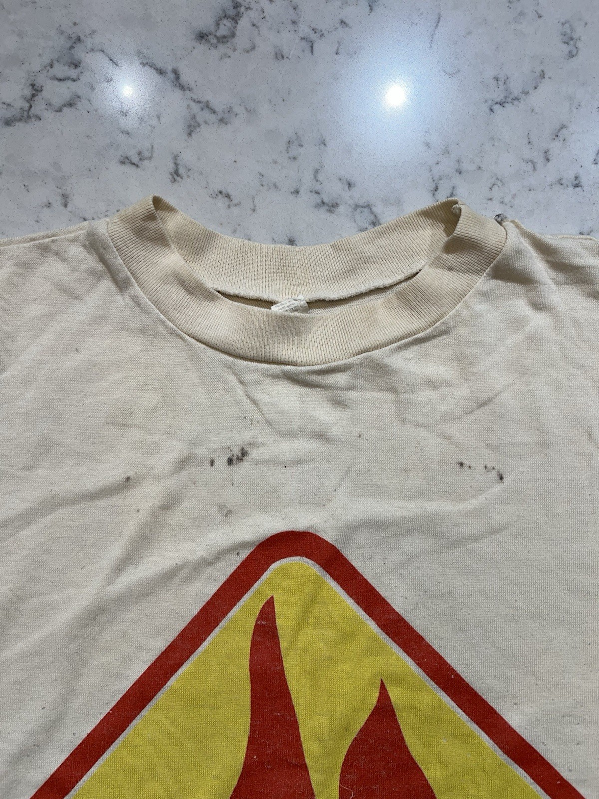 Vintage Highly Flammable Graphic T Shirt One Size Fits All USA Made SingleStitch gallery