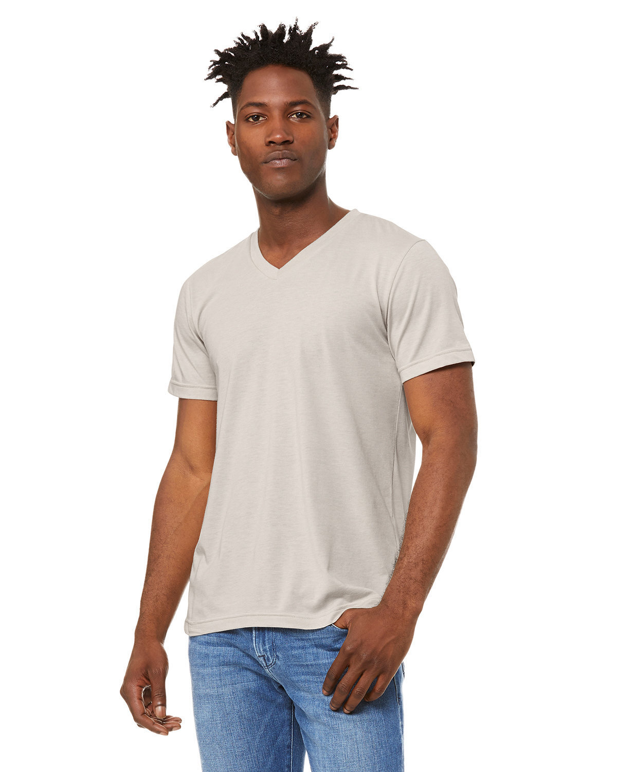 BELLA + CANVAS Unisex CVC Jersey V-Neck T-Shirt FREE SHIPPING! gallery