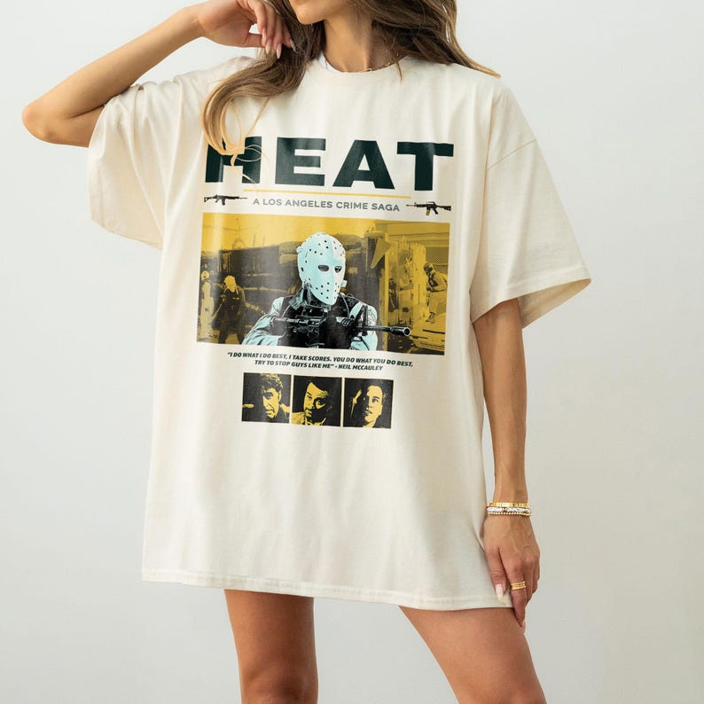 Heat Crime Cinema T-Shirt – Cult 90s Heist Film Tee gallery