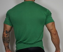 NEW MEN’S 2 BUTTON GREEN T-SHIRT