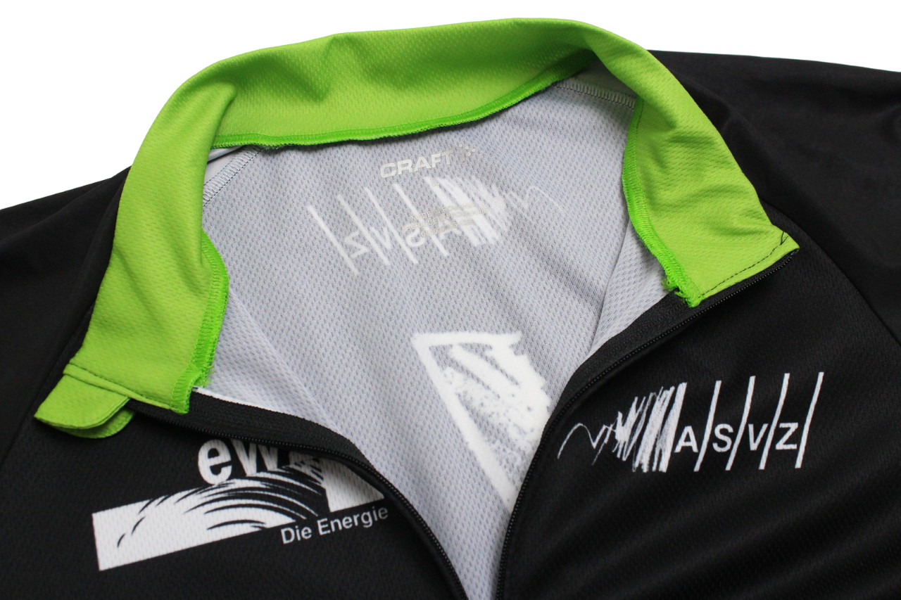 Craft T-Shirt Mens Large Short Sleeve Lig Zip Up Cycling Jersey gallery