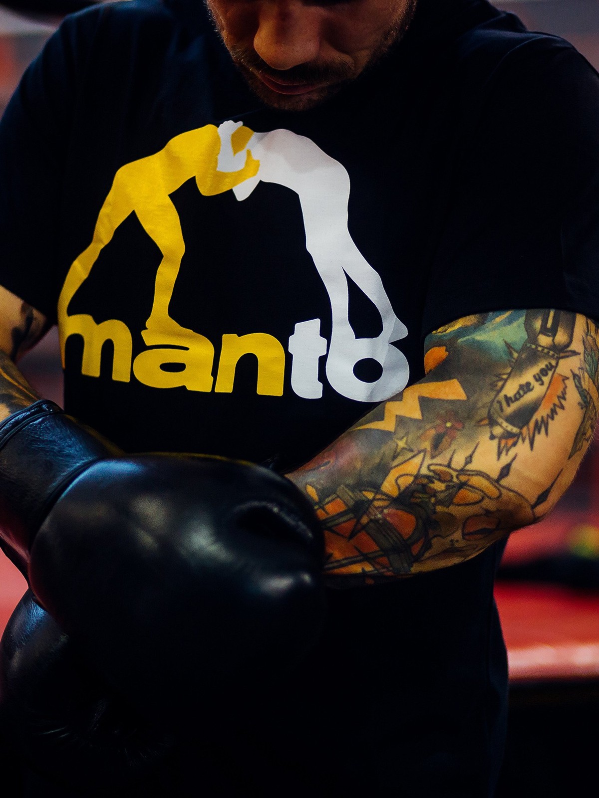 MANTO T-Shirt Logo Black