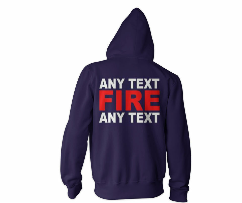 Personalized FireFighter Fire Department T-shirt Rescue Custom Any Text T-shirt gallery