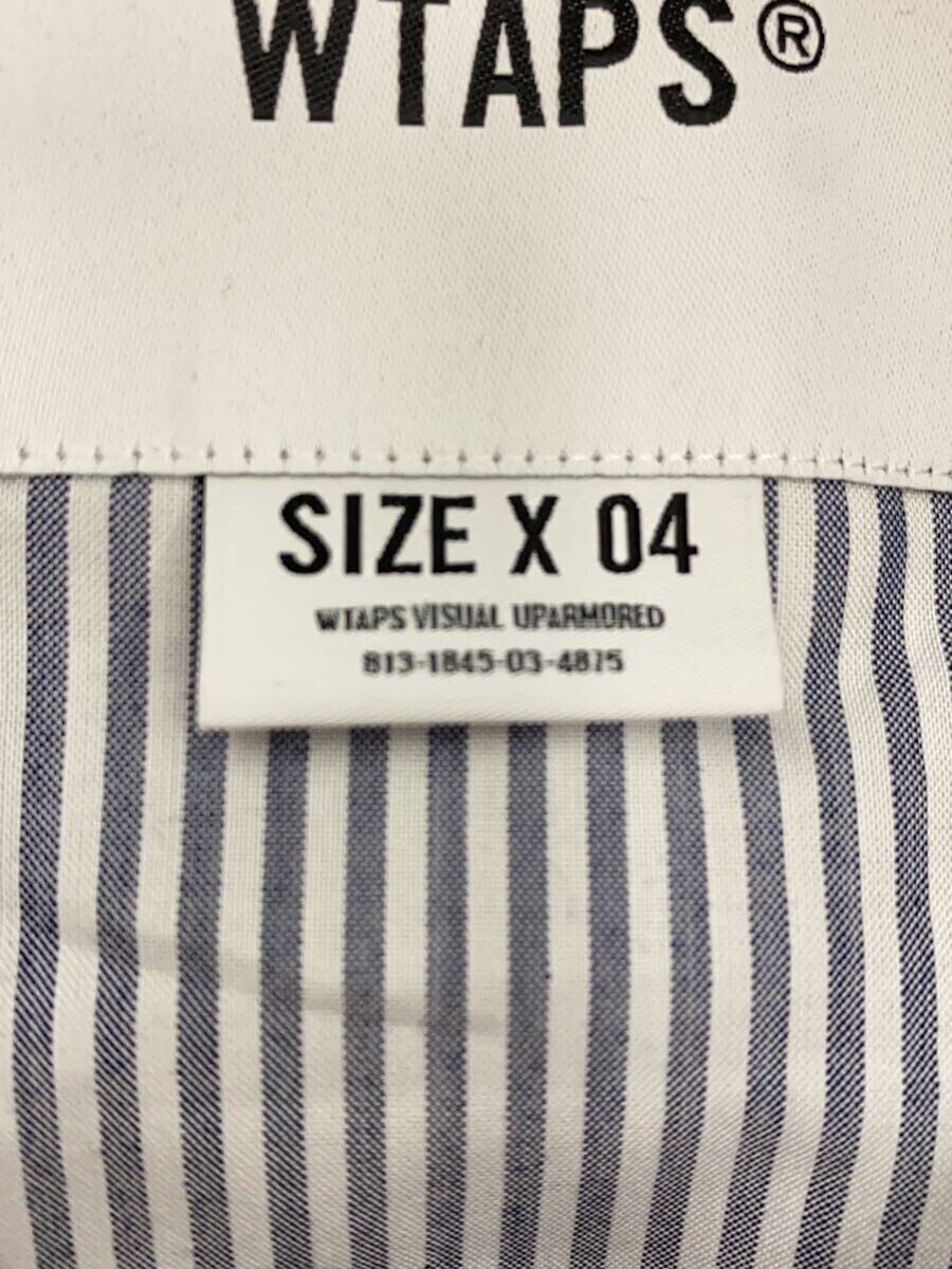 WTAPS CTPL.BROADCLOTH.TEXTILE.COOLMAX Short Sleeve Shirt 4 Cotton NVY Stripe gallery