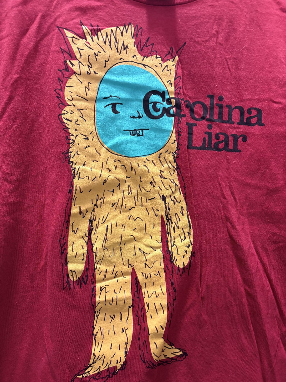 Carolina Liar Shirt Mens Small Red Monster Graphic Band Music Tee The Core gallery