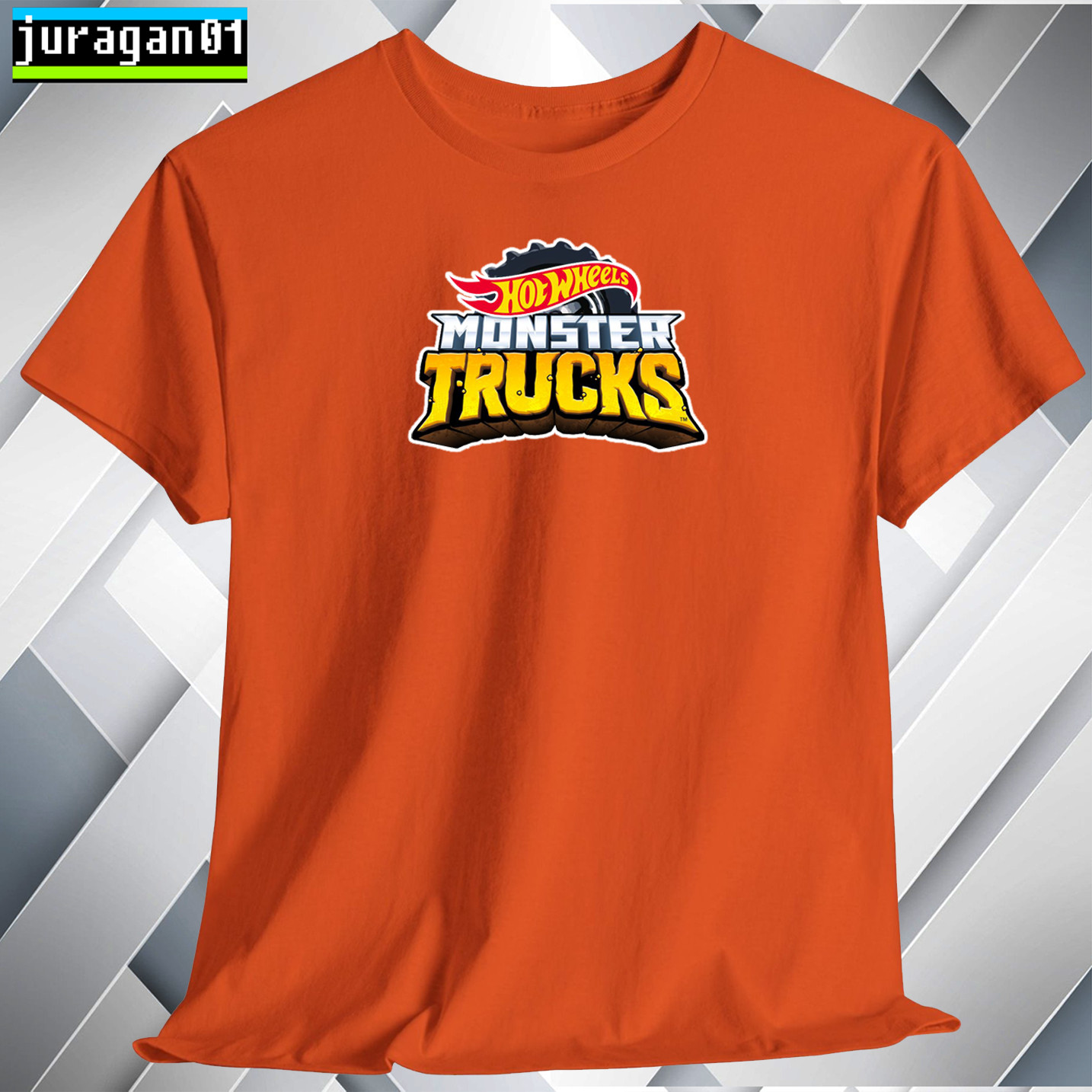 HW Monster Trucks T-Shirt Logo Many Colors Size S to 5XL Made in USA gallery