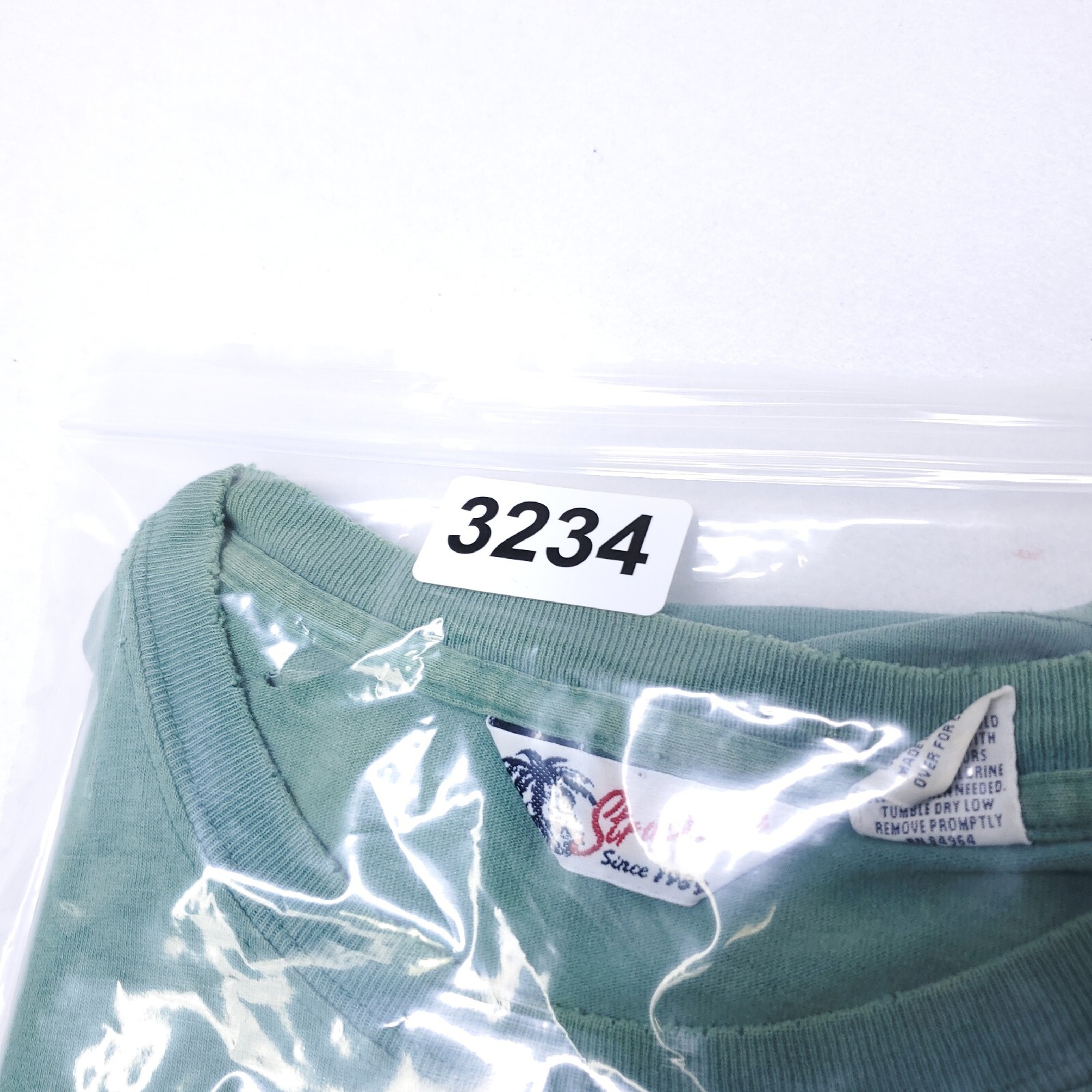 Vintage Structure Beach Patrol T-Shirt Size M USA MADE Sea Green 90's Distressed gallery