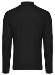 PUNK RAVE Black And Red Gothic Punk Mesh Splicing Long Sleeve Men T-Shirt Top