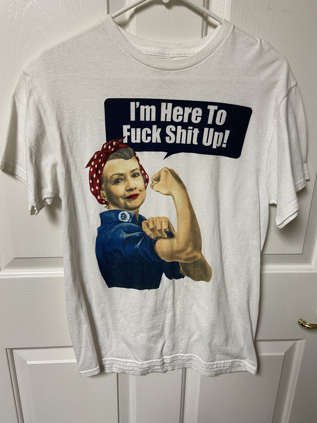 HILLARY Clinton T-Shirt Funny Spencer’s Rare Tshirt Medium gallery