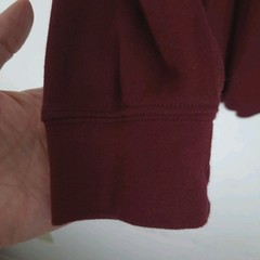 Vintage Pendleton Mock Neck Pullover Mens Sz L Maroon Long Sleeve 100% Cotton