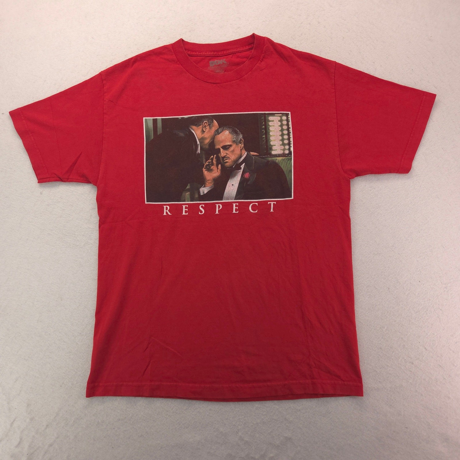DGK Godfather Short Sleeve Graphic Crew Neck Shirt Mens Size Large L Red gallery