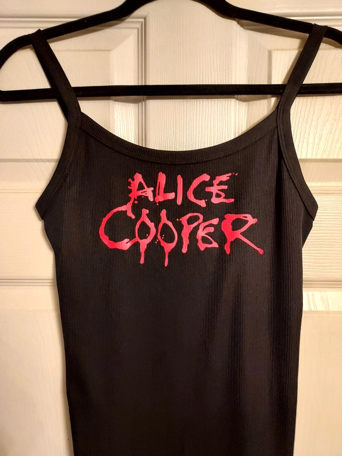 Alice Cooper tank top a Alice Cooper shirt Alice Cooper crop top Red LogoXxs-xxl