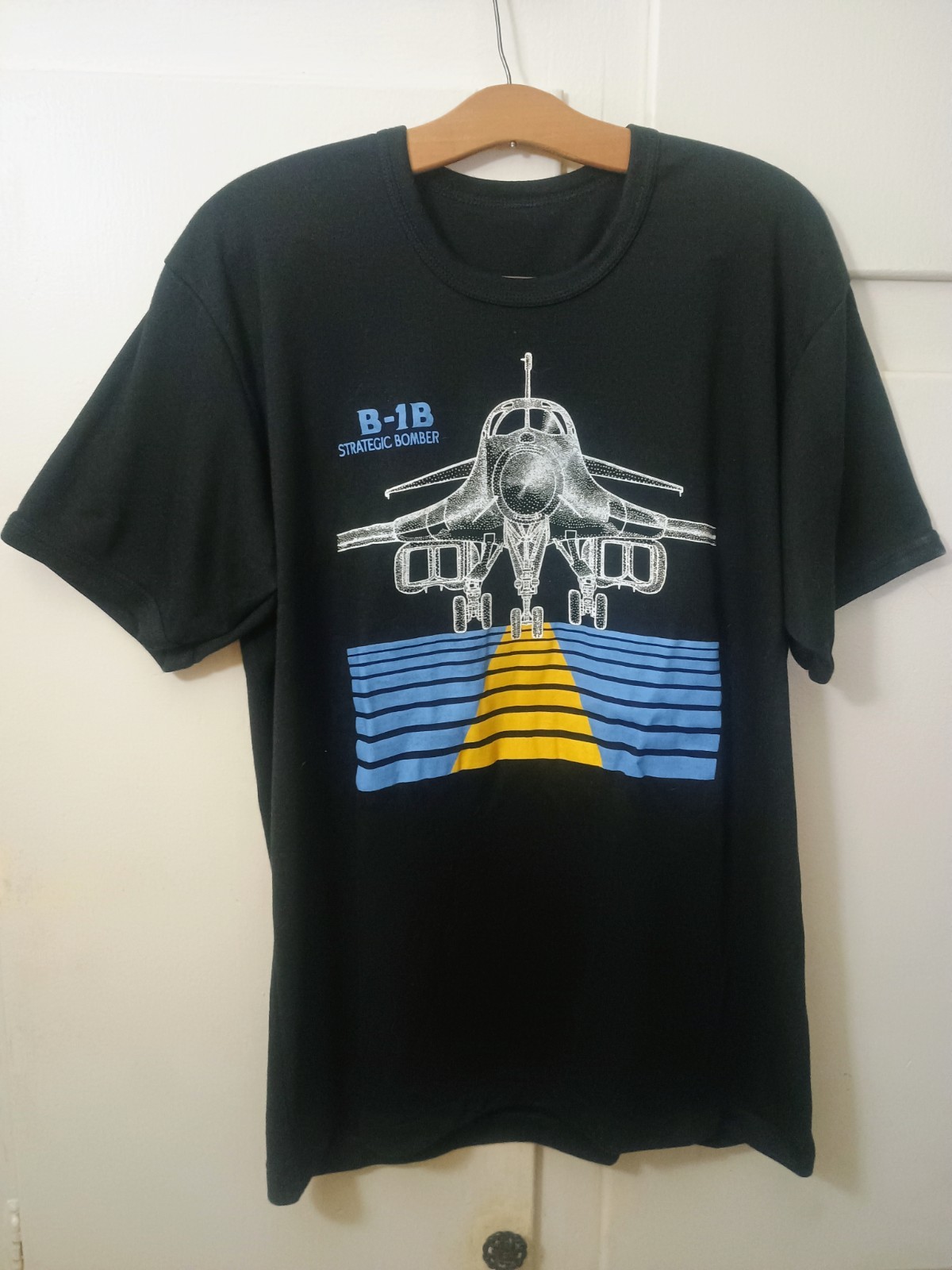 Vintage Rockwell B-1B Lancer Strategic Bomber T-Shirt Mens *SEE MEASUREMENTS* gallery