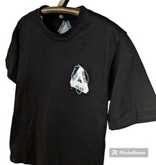 PALACE Tri Ferg Head Shirt Reflective Graphic Skateboard Sz SMALL Black NEW Rare