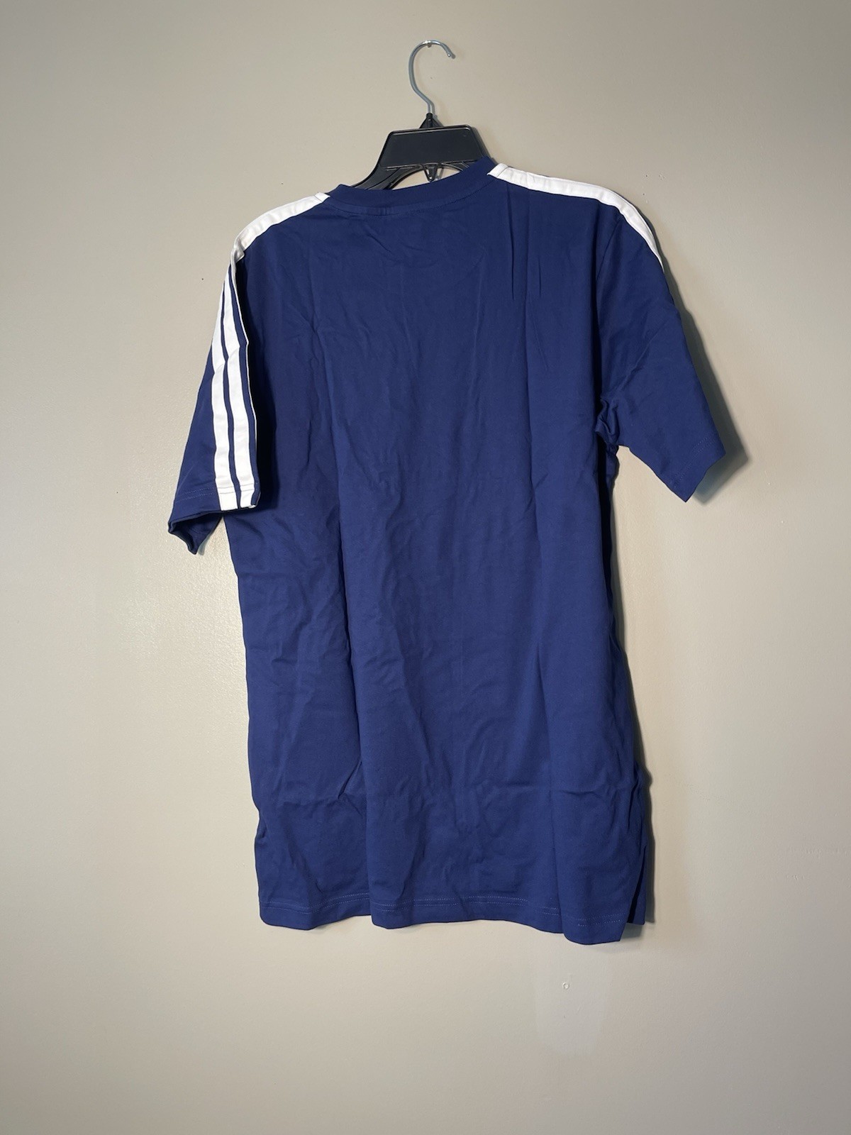 adidas Men's Collegiate Script Graphic T-Shirt, Dark Blue, Medium/Tall gallery