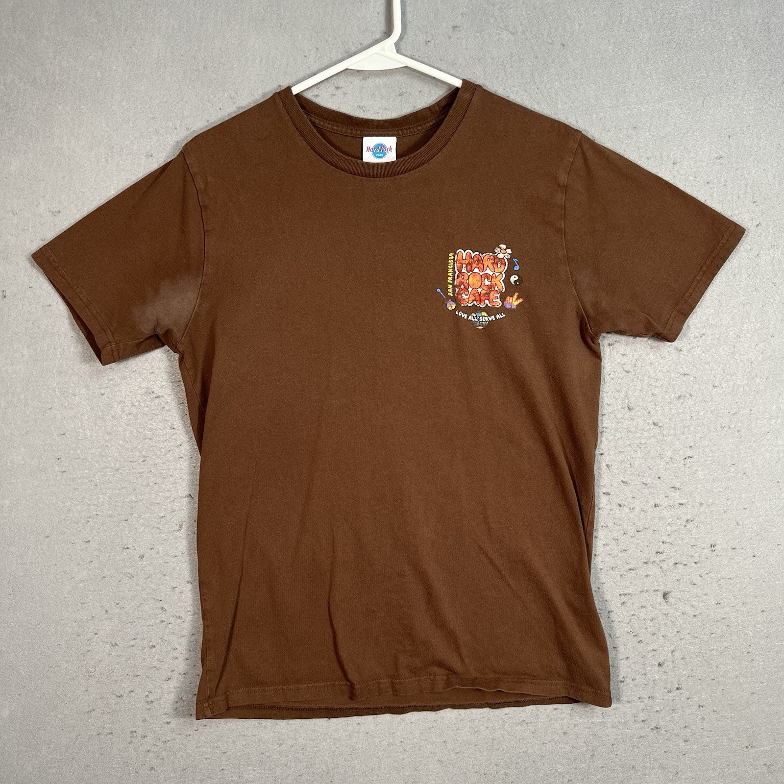Hard Rock Cafe x Pacsun San Francisco T Shirt Adult Medium Brown Mens gallery