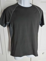 Audoc Junior 2 Pack Compression Shirts Cool Dry Athletic Workout Base Layers