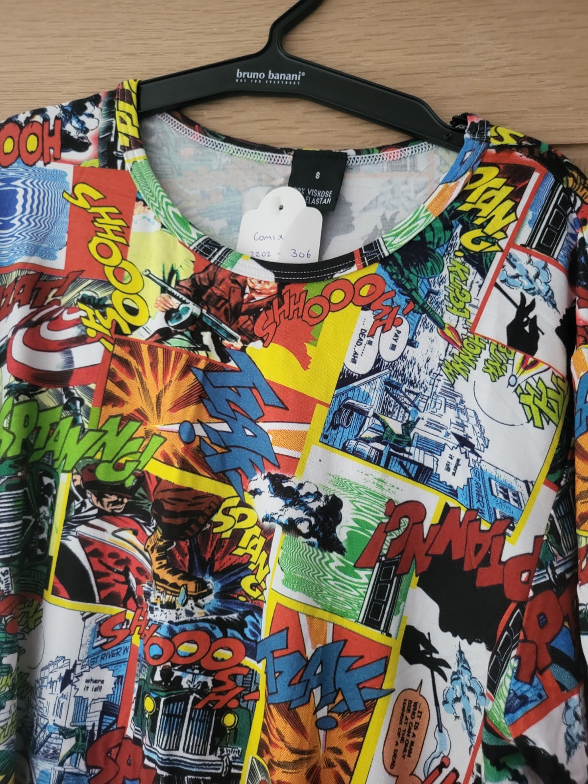 Bruno Banani Comic Superhero Graphic - Comix T-Shirt - Size XXL - Multicoloured gallery