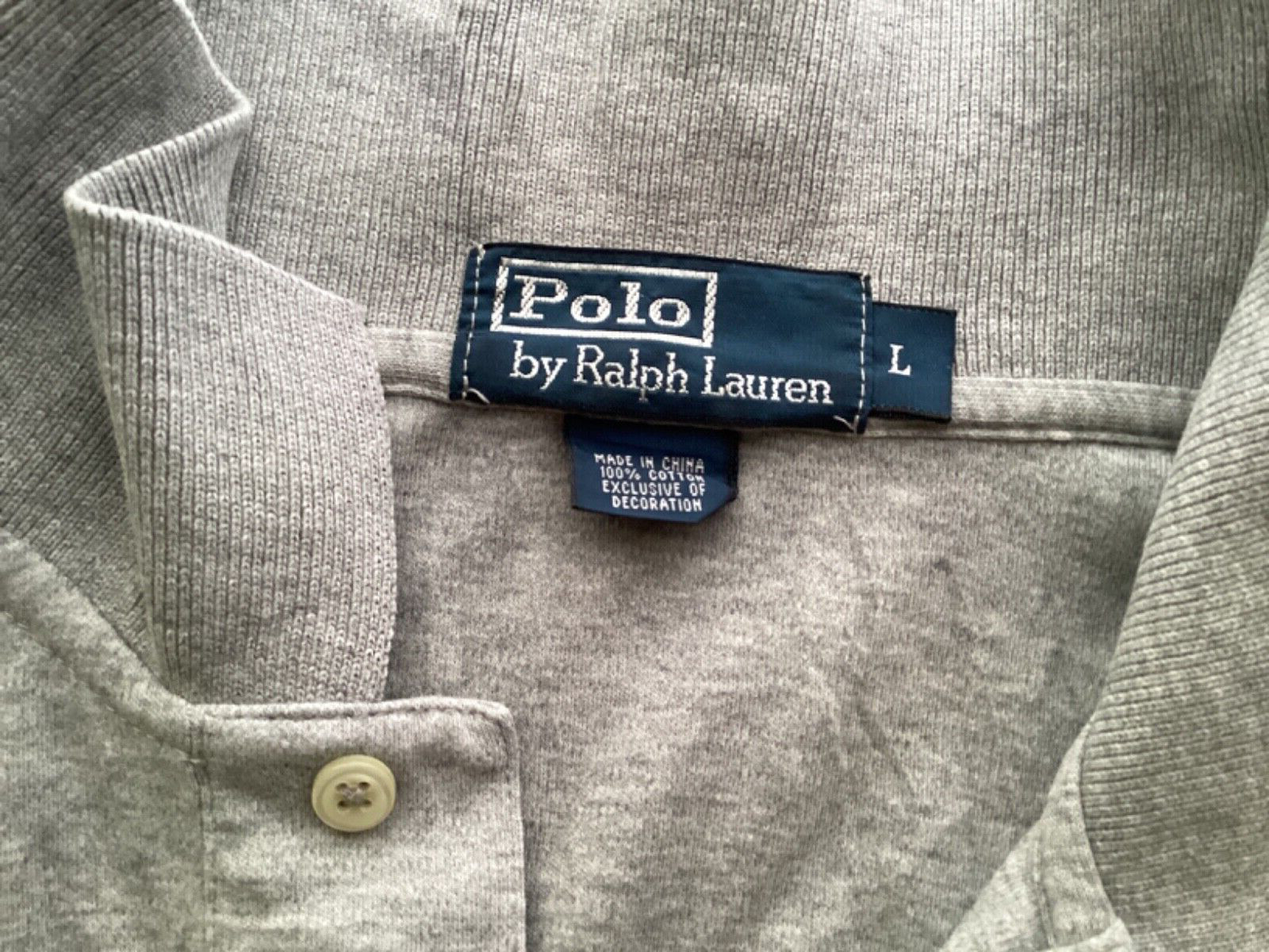 T-Shirt Polo Ralph Lauren Size-L,W-25” & L-28/30”,Buttom Side Cut,Made in China gallery