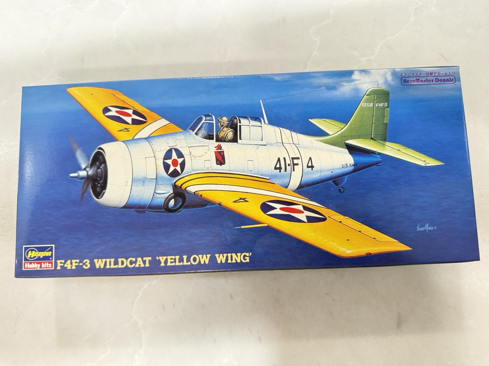 Hasegawa  F4F-3 Wildcat “Yellow Wing” 1/72 #51326 WITH DETAIL SET- FREE SHIPPING
