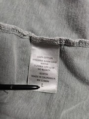 Gustin Jeans Pale Sage Worn Lightweight Lounge Athleisure Tshirt SZ Large