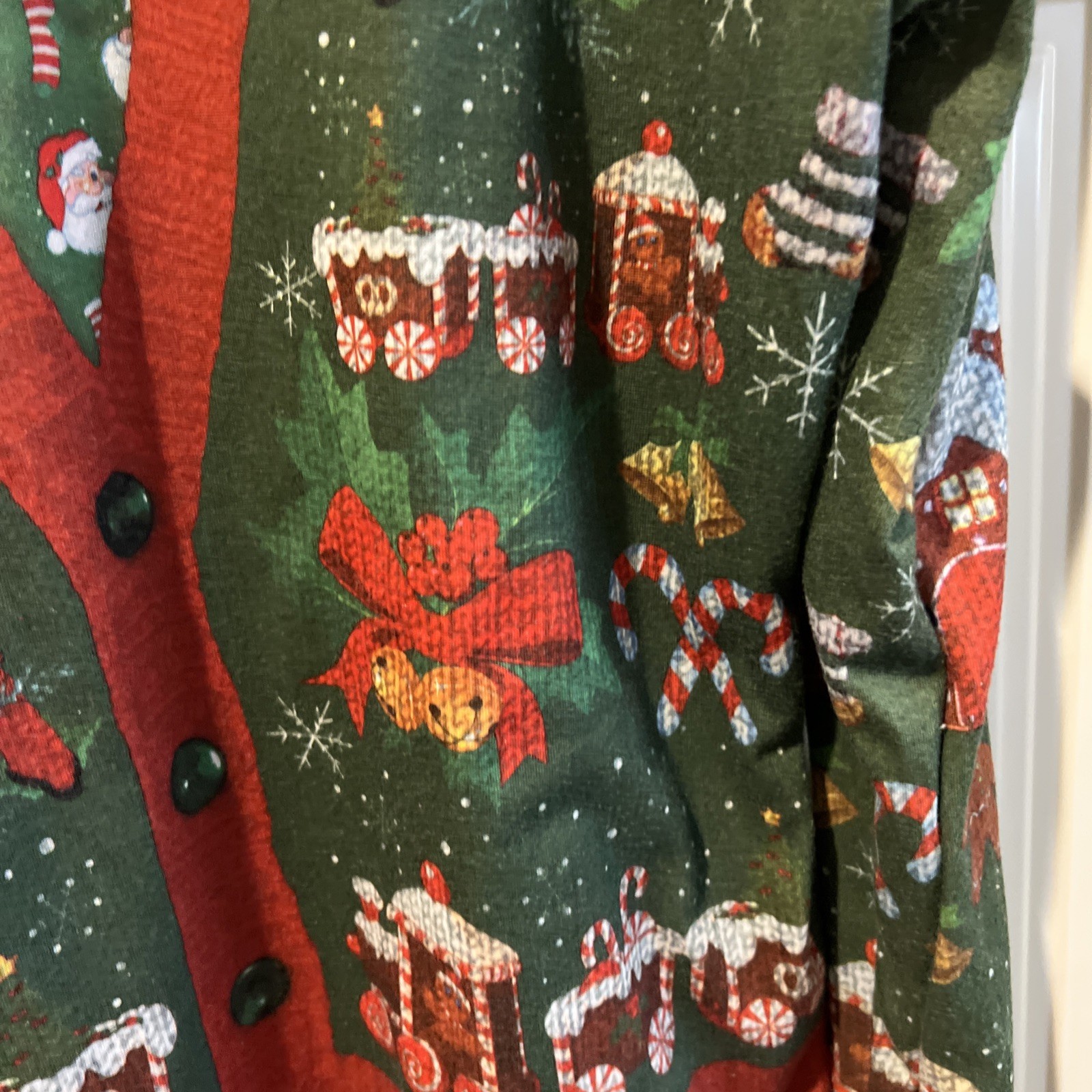 (#141) Holiday Illusion Men's Tee Santa Tie Faux Real Photolistic Apparel Large gallery