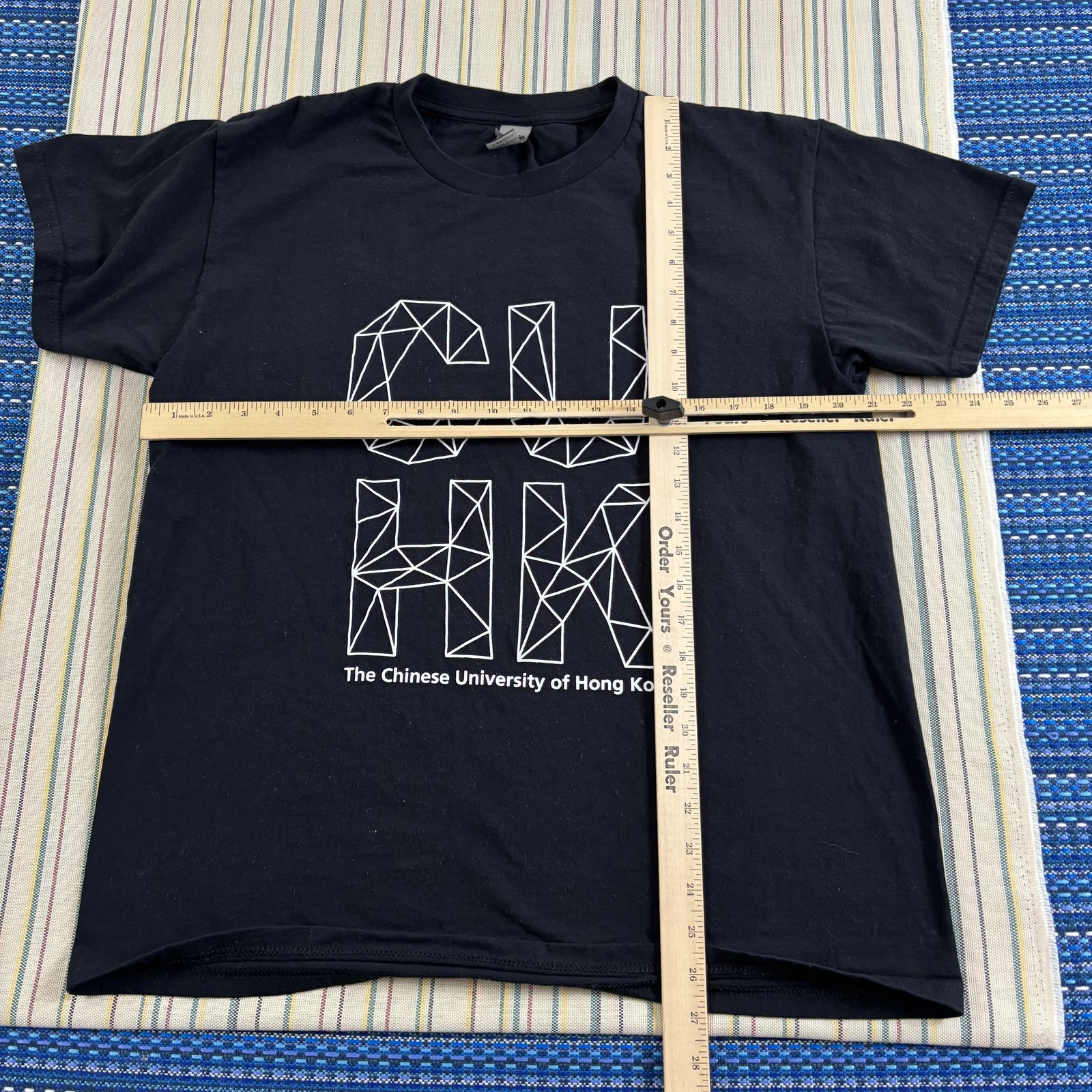 Chinese University Of Hong Kong Shirt Mens XL Black CUHK Exchange Student Tee gallery