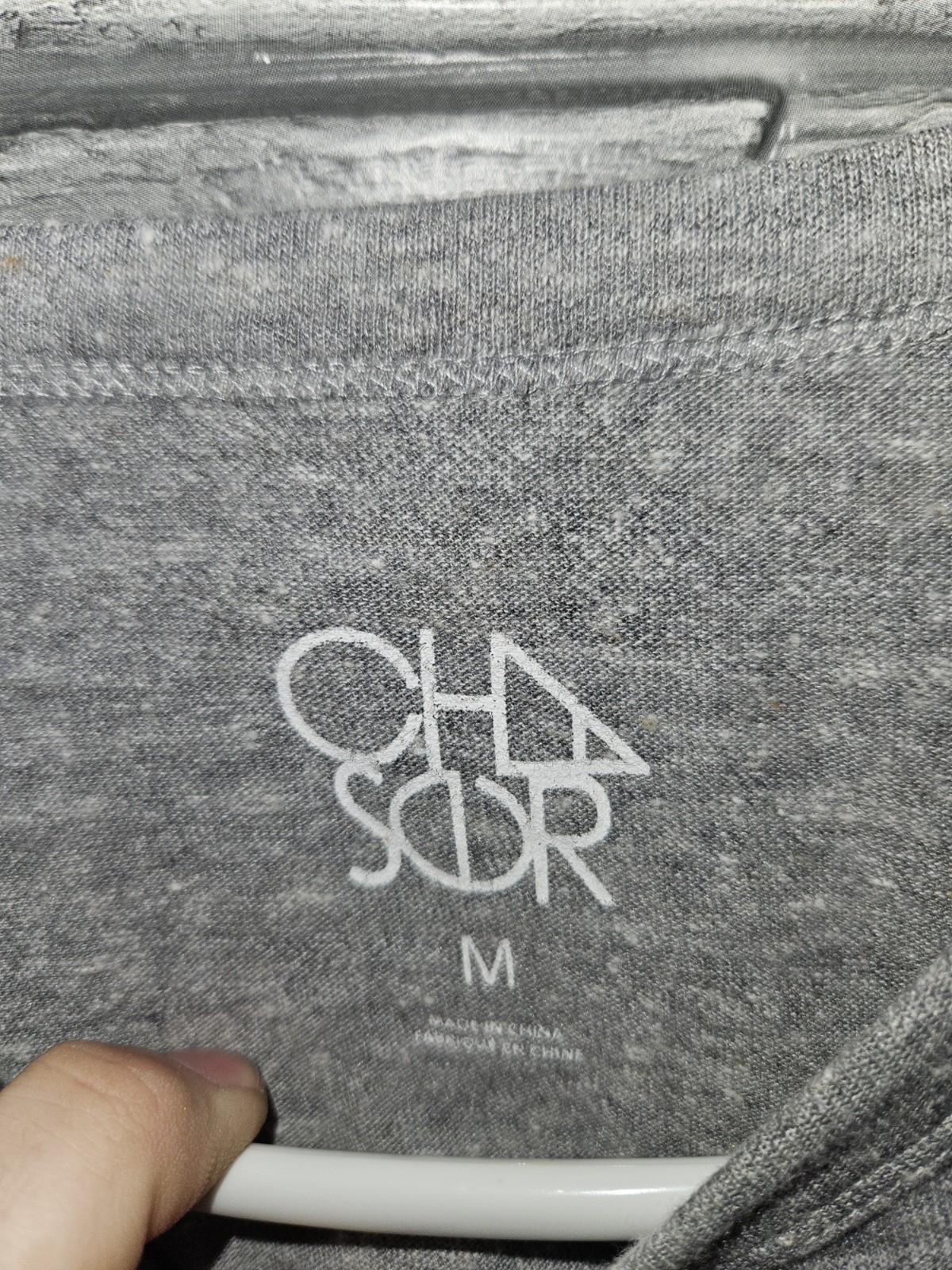 CHASER Shirt Mens Medium Grey Pullover Crew Soft Tee Mermaid Surfer Surfing gallery
