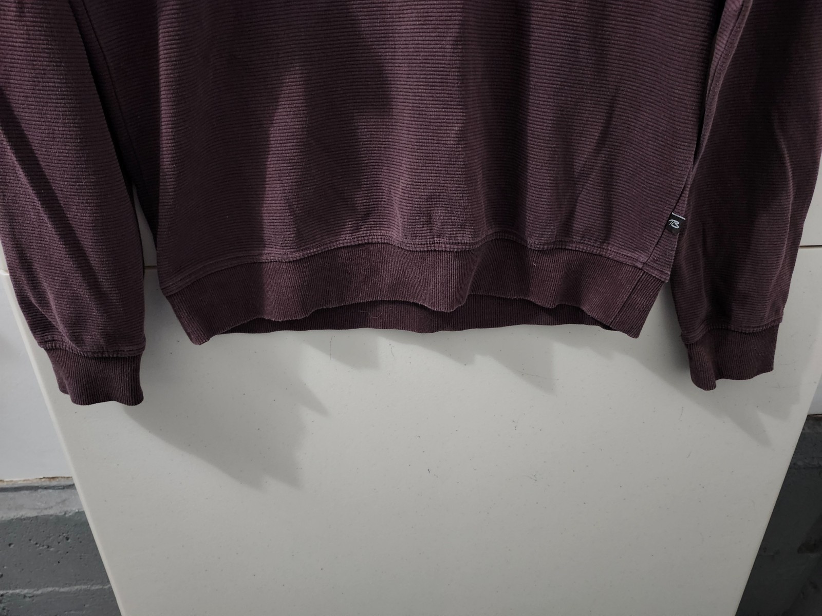 Robert Barakett Shirt Sweater Mens M Ilford Crew Long Sleeve Rib Texture Stretch gallery