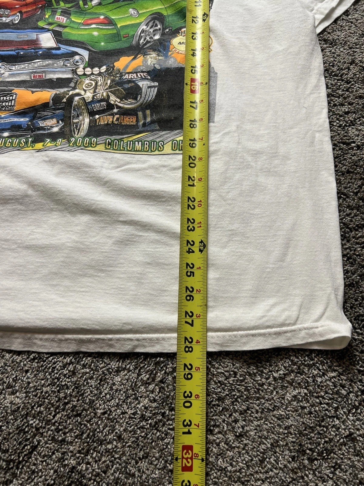 Vintage 2009 Mopar T-shirt Mens 2xl White Graphic Car Racing Columbus oh gallery