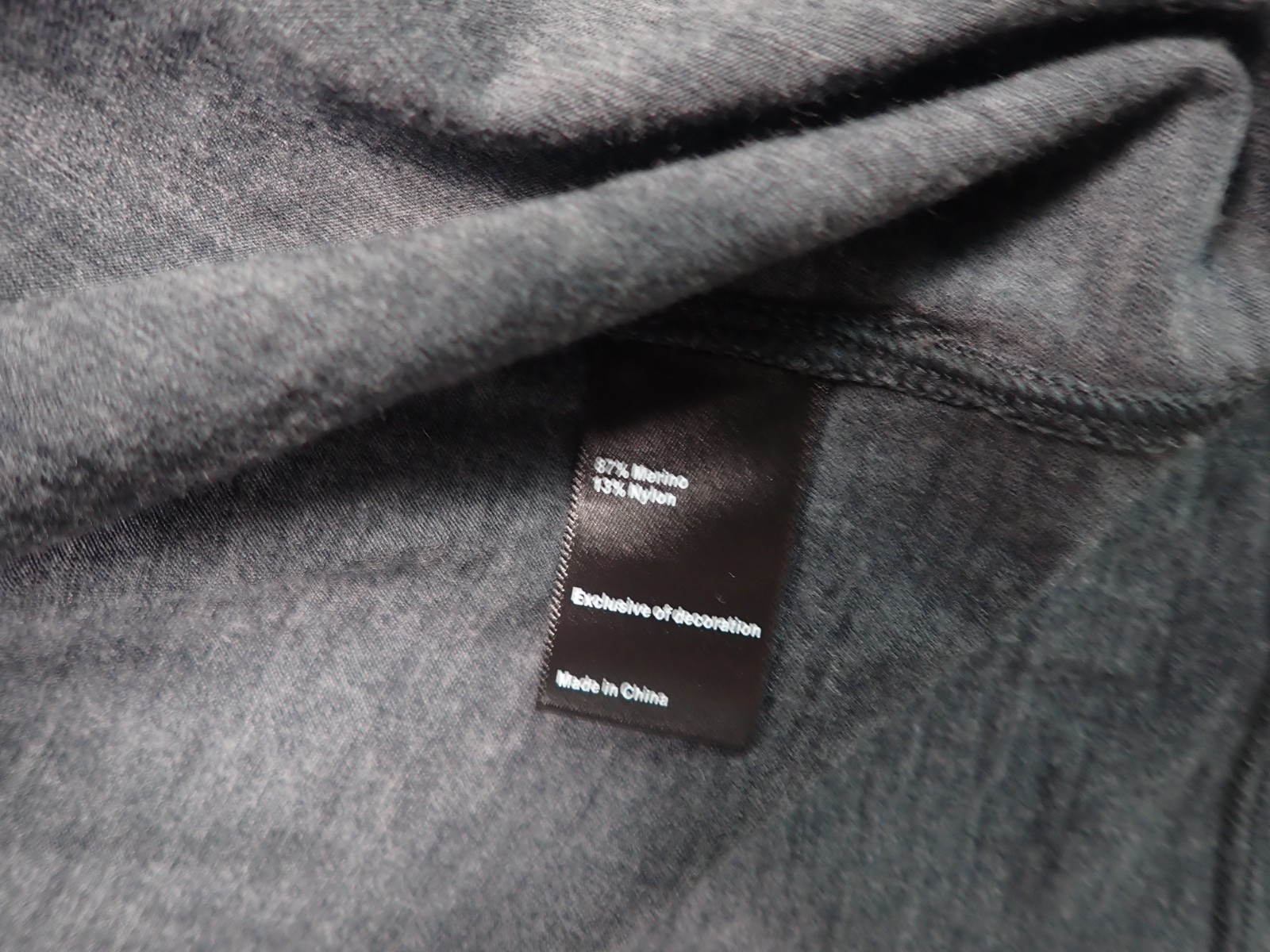 Huckberry Proof Merino Wool Stretch Crew Neck T Shirt Mens 3XL Gray Short Sleeve gallery