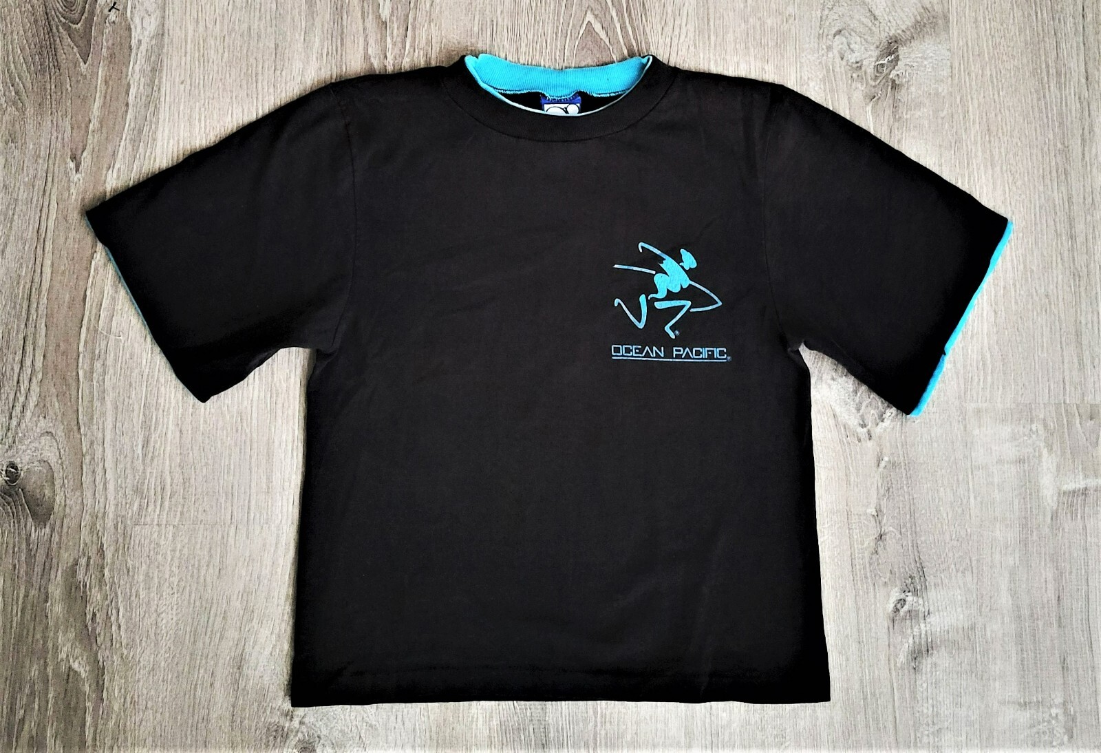 Vintage 80s Ocean Pacific T Shirt Vtg 1989 Psychedelic Surf Skate OP Tee USA S gallery