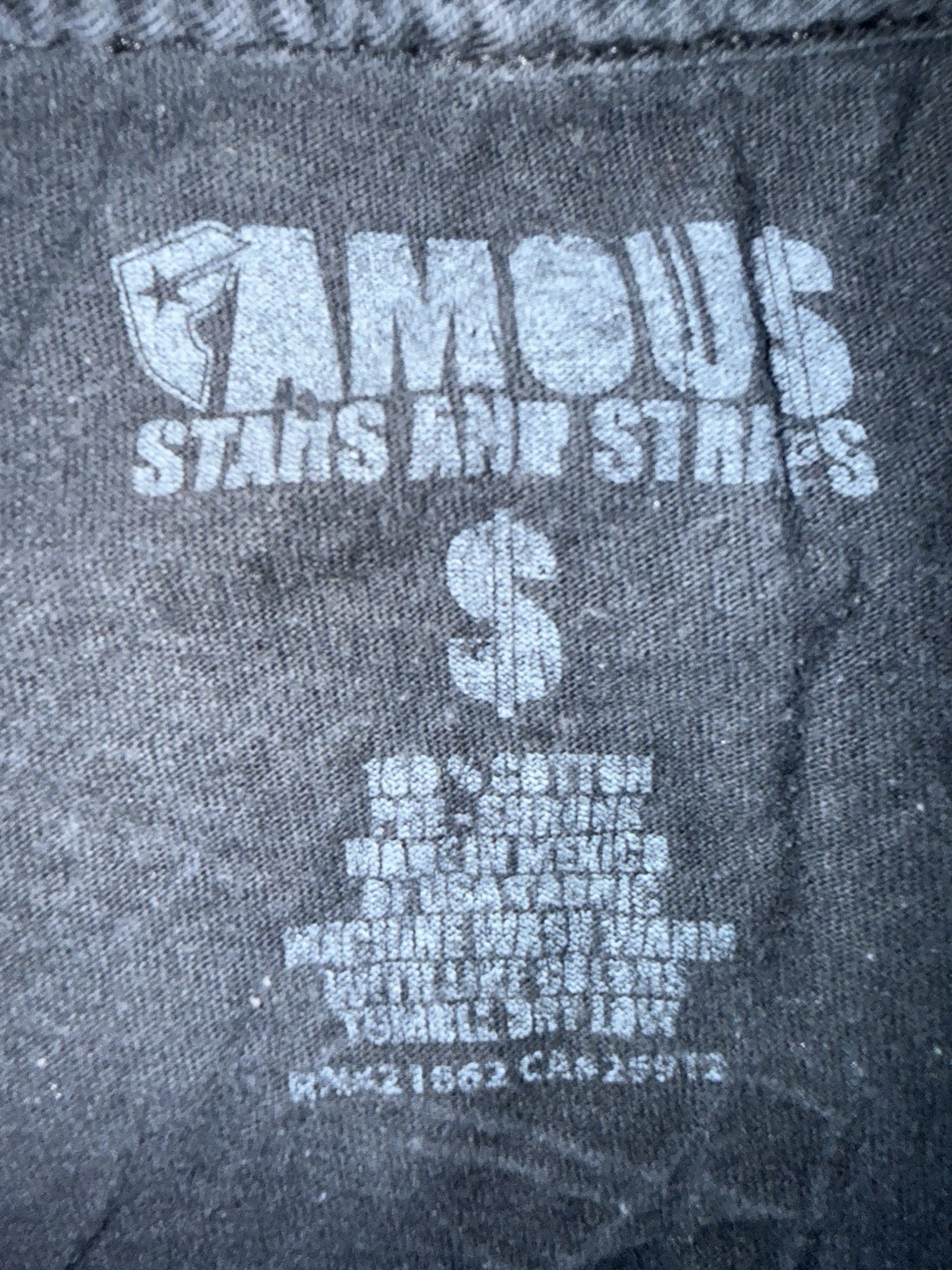 Vintage Famous Stars And Straps Mens T-Shirt Size Small Black Y2K Skull gallery