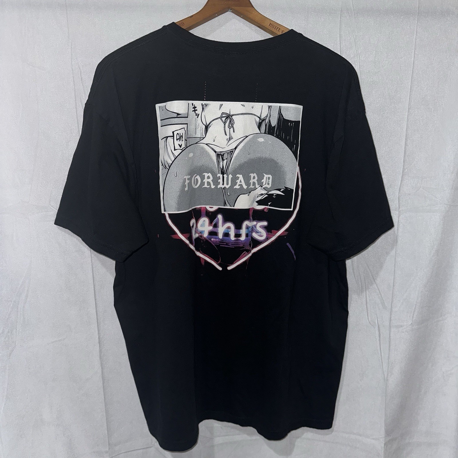 Forward Observations Group FOG Short Sleeve Black T-Shirt 24 Hours Size 3XL gallery
