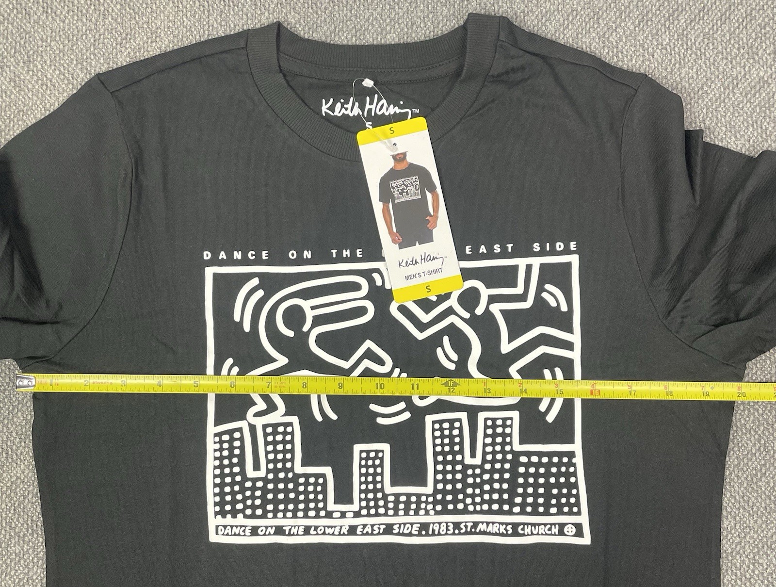 Keith Haring Men's Graphic Tee Blue/Beige/Black Pick Size S, M, L, XL, XXL NWT gallery